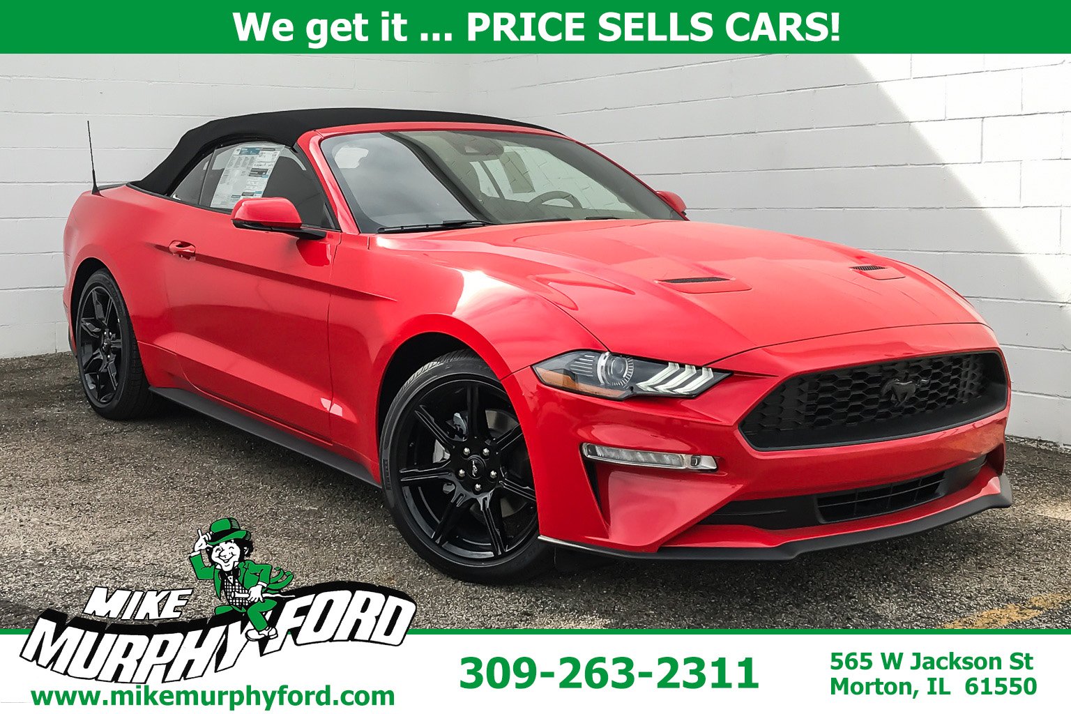 New 2019 Ford Mustang EcoBoost Premium 2D Convertible in Morton #157473 ...