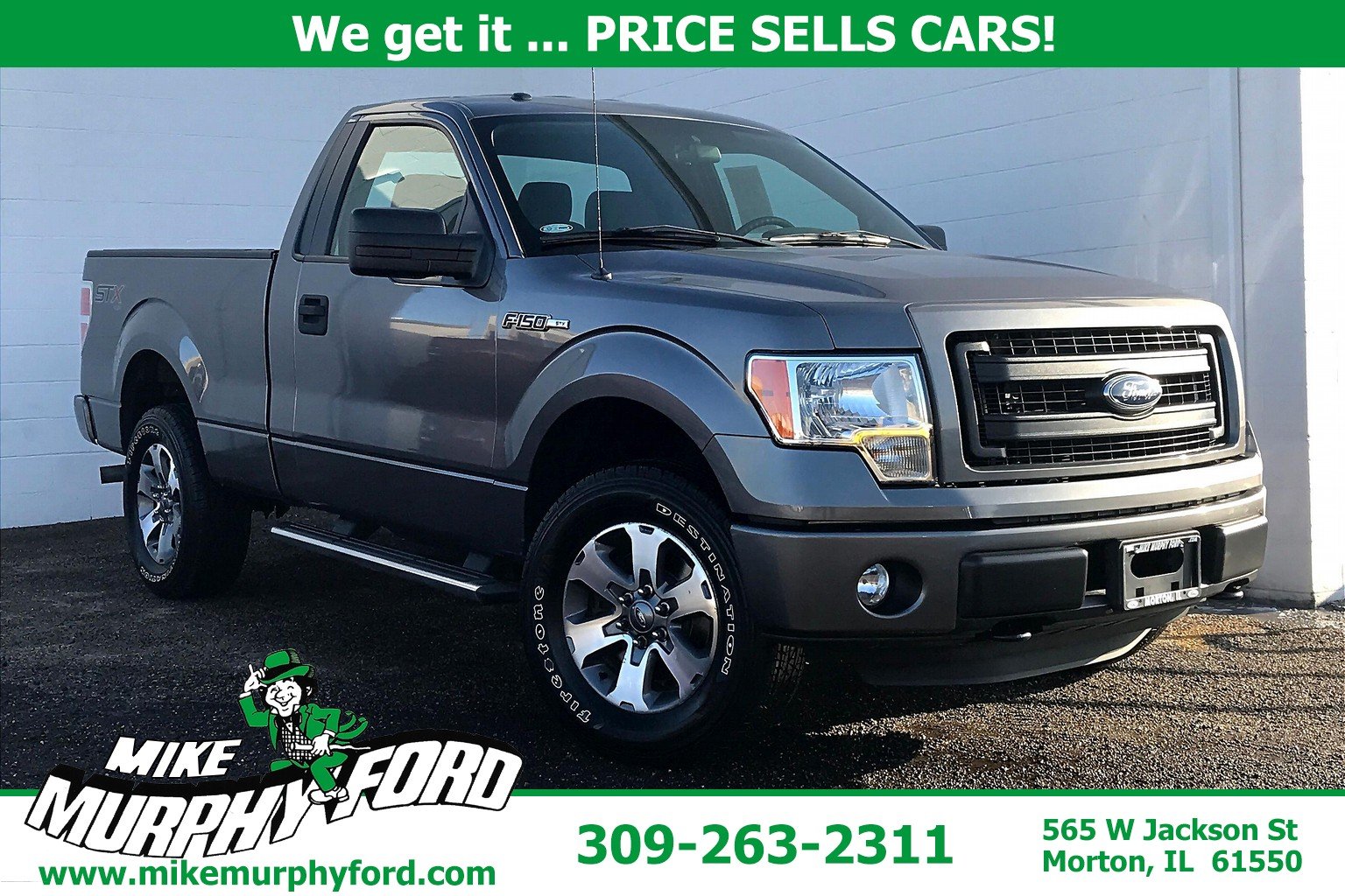 PreOwned 2014 Ford F150 4WD Reg Cab 126 STX 2D Standard Cab in Morton