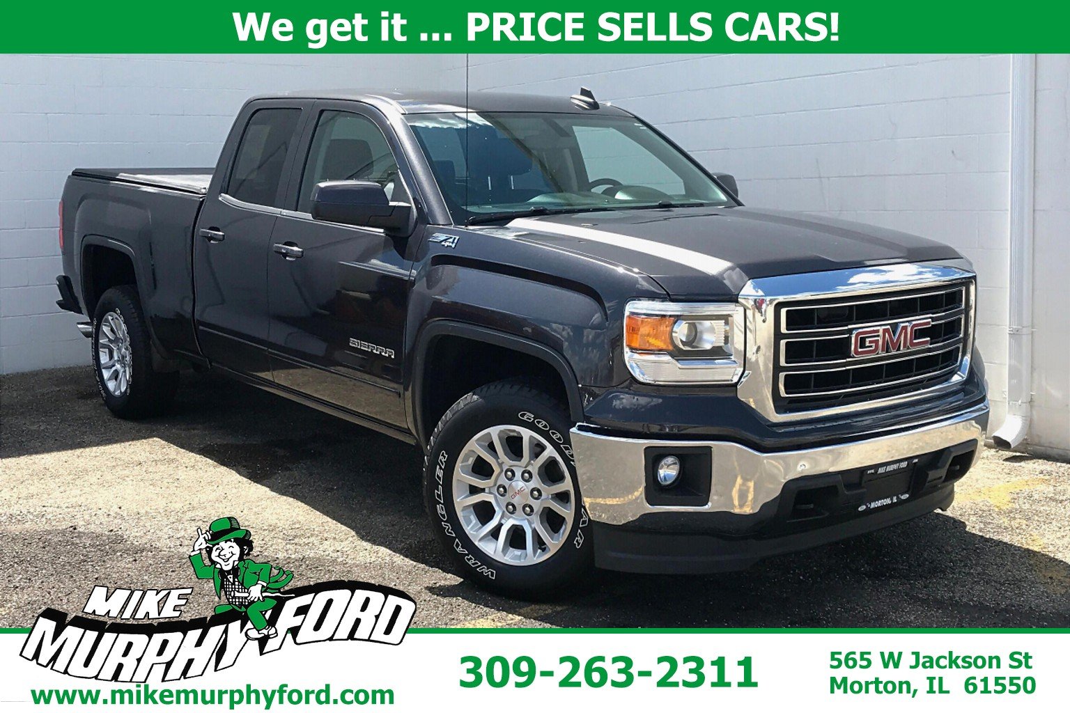 Pre Owned 2015 Gmc Sierra 1500 4wd Double Cab 1435 Sle Extended Cab