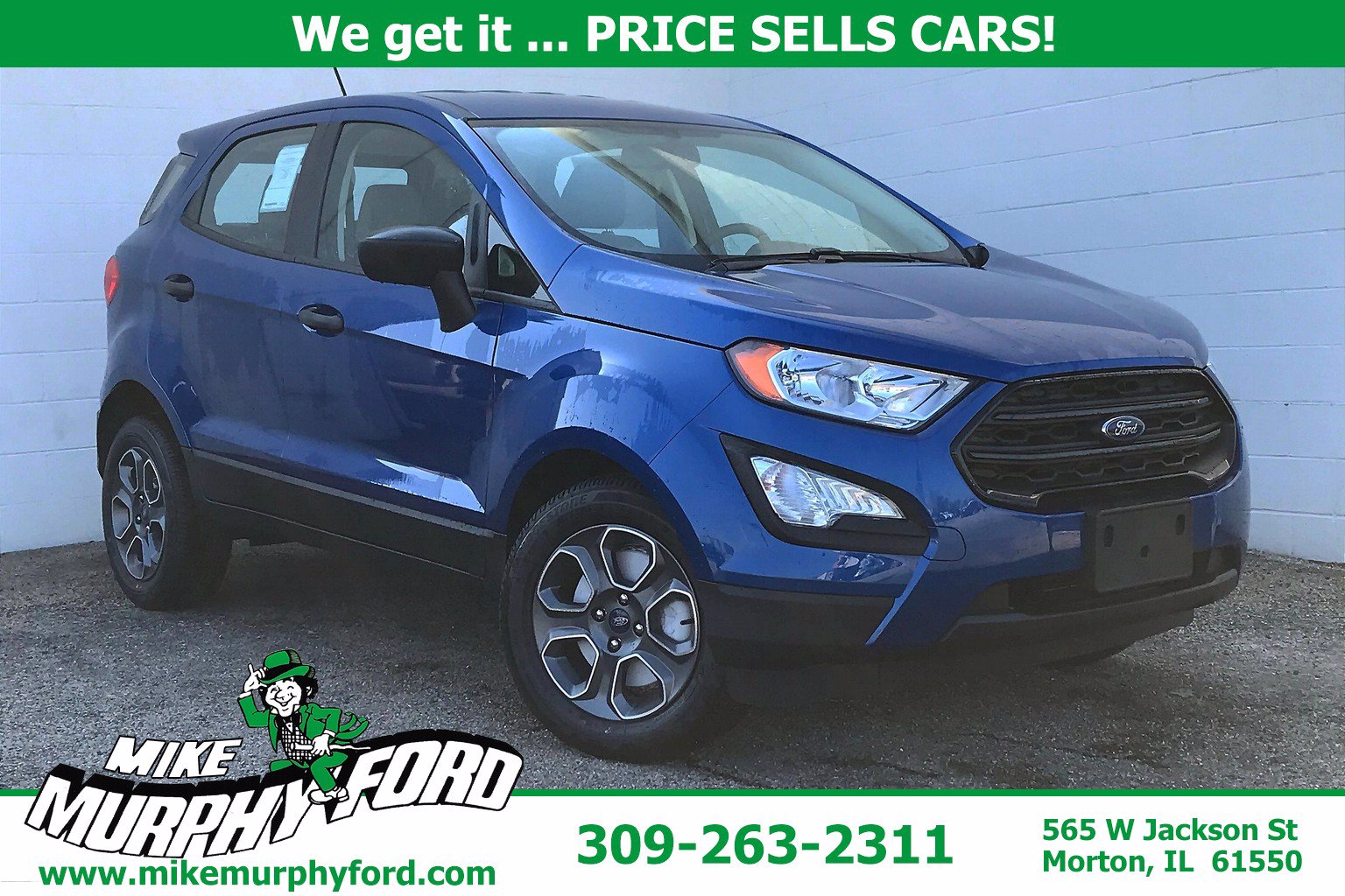 New 2020 Ford EcoSport S 4D Sport Utility in Morton #340080 | Mike ...